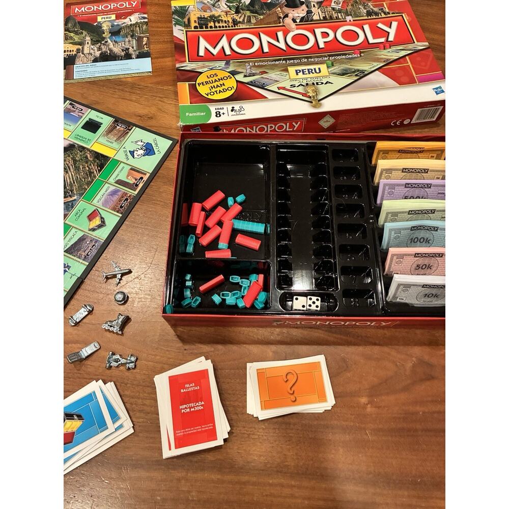 Monopoly PERU edition Spanish‎ RARE board Game - Picture 6 of 8